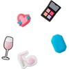Crocs Jibbitz 5-Pack Trendy Shoe Charms | Jibbitz for Crocs(Girly Girl)