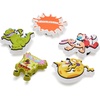 Crocs Jibbitz 5-Pack Trendy Shoe Charms | Jibbitz for Crocs(Nickelodeon Throwback)