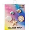 Crocs Jibbitz Girls’ Favorites Shoe Charm Packs(Gold Seashells)