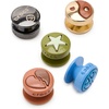 Crocs Jibbitz Girls’ Favorites Shoe Charm Packs(Metallic Icons)