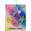 Crocs Jibbitz Girls’ Favorites Shoe Charm Packs(Squishy Glitter Shapes)