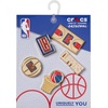 Crocs Jibbitz Shoe Charms, NBA Basketball Teams Sports Collection Multi Packs(Los Angeles Clippers Gold)