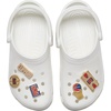 Crocs Jibbitz Shoe Charms, NBA Basketball Teams Sports Collection Multi Packs(Los Angeles Clippers Gold)