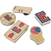 Crocs Jibbitz Shoe Charms, NBA Basketball Teams Sports Collection Multi Packs(Los Angeles Clippers Gold)