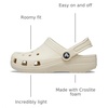 Crocs Kid’s Classic Clog (Little Kid/Big Kid/Toddler)(Bone)