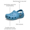 Crocs Kid’s Classic Clog (Little Kid/Big Kid/Toddler)(Elite Blue)