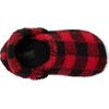 Crocs Kids’ Classic Cozzzy Slippers | Casual Slippers(Buffalo Plaid/Black/Varsity Red)