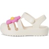 Crocs Kids’ Classic Fisherman Sandals(Chalk/Flower)
