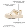 Crocs Kids’ Classic Fisherman Sandals(Sandstone)