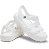Crocs Kids’ Classic Fisherman Sandals(White)