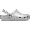 Crocs Kids Classic Glitter Clog | Casual Shoes(Silver Glitter)