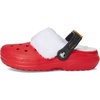 Crocs Kids’ Classic Holiday Lined Clogs(Varsity Red/Multi)