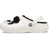 Crocs Kids’ Classic Lined I Am Clogs(Chalk/Black)