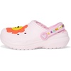 Crocs Kids’ Classic Lined I Am Clogs(Pink Milk/Daisy)