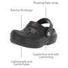 Crocs Kids’ Classic Lined Kids Clog | Casual Shoes(Black/Black)