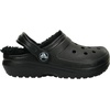 Crocs Kids’ Classic Lined Kids Clog | Casual Shoes(Black/Black)