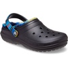 Crocs Kids’ Classic Lined Kids Clog | Casual Shoes(Black/Multi)