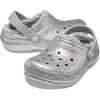 Crocs Kids’ Classic Lined Kids Clog | Casual Shoes(Silver/Silver)