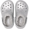Crocs Kids’ Classic Lined Kids Clog | Casual Shoes(Silver/Silver)