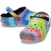 Crocs Kids’ Classic Lined Kids Clog | Casual Shoes(White/Multi)