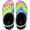 Crocs Kids’ Classic Lined Kids Clog | Casual Shoes(White/Multi)