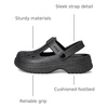 Crocs Kids’ Classic Mary Jane Clogs (Little Kid/Big Kid)(Black Glitter)
