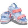Crocs Kids’ Crocband Cruiser Sandals(Blue Frost/Guava)