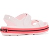Crocs Kids’ Crocband Cruiser Sandals(Bubble Ice/Pink Blast)