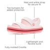 Crocs Kids’ Crocband Cruiser Sandals(Bubble Ice/Pink Blast)