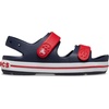 Crocs Kids’ Crocband Cruiser Sandals(Navy/Varsity Red)