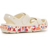 Crocs Kids’ Crocband Cruiser Sandals(Summit White/Guava)