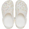 Crocs Kids Unisex Classic Graphic Clogs (Little Kid/Big Kid) White/Multi Paint Splatter 1 Medium