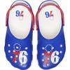 Crocs Unisex Adult NBA Classic Clog(Philiadelphia 76ers)