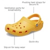 Crocs Unisex-Adult Classic Clog, Clogs for Women and Men(Apricrush)