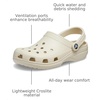 Crocs Unisex-Adult Classic Clog, Clogs for Women and Men(Bone)