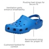 Crocs Unisex-Adult Classic Clog, Clogs for Women and Men(Bright Cobalt)