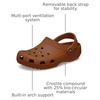 Crocs Unisex-Adult Classic Clog, Clogs for Women and Men(Cognac)