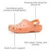 Crocs Unisex-Adult Classic Clog, Clogs for Women and Men(Electric Sunstone)