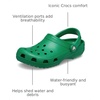 Crocs Unisex-Adult Classic Clog, Clogs for Women and Men(Green Ivy)