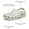 Crocs Unisex-Adult Classic Clog, Clogs for Women and Men(Linen)