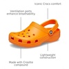 Crocs Unisex-Adult Classic Clog, Clogs for Women and Men(Orange Zing)