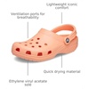 Crocs Unisex-Adult Classic Clog, Clogs for Women and Men(Papaya)