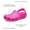 Crocs Unisex-Adult Classic Clog, Clogs for Women and Men(Pink Crush)