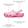 Crocs Unisex-Adult Classic Clog, Clogs for Women and Men(Pink Lemonade)