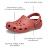Crocs Unisex-Adult Classic Clog, Clogs for Women and Men(Strawberry Wine)