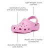 Crocs Unisex-Adult Classic Clog, Clogs for Women and Men(Taffy Pink)