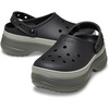 Crocs Unisex-Adult Classic Stacked Clogs Platform Platform | Casual Shoes(Black)