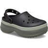 Crocs Unisex-Adult Classic Stacked Clogs Platform Platform | Casual Shoes(Black)