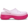 Crocs Unisex-Adult Classic Stacked Clogs Platform Platform | Casual Shoes(Dragon Fruit)