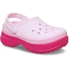Crocs Unisex-Adult Classic Stacked Clogs Platform Platform | Casual Shoes(Dragon Fruit)